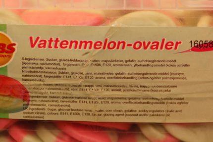 Vattenmelon-Ovaler (2 st)