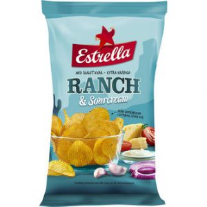 Estrella Ranch & Sourcream 175g