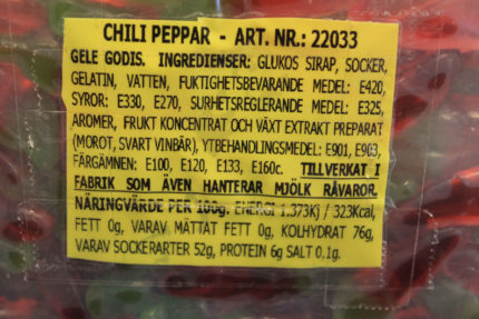 Chili peppar (2st)