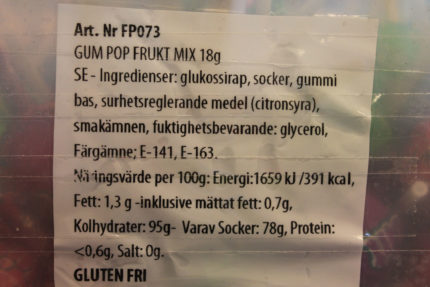 Gum Pop Frukt Mix (2 st)
