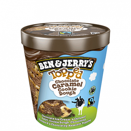 Ben & Jerry's Topped Chocolate Caramel Cookie Dough